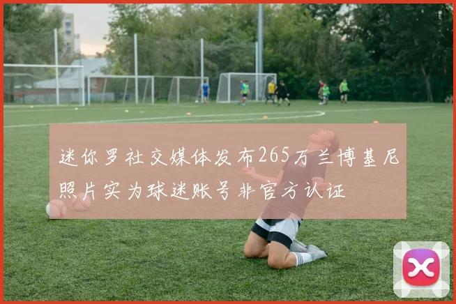 迷你罗社交媒体发布265万兰博基尼照片实为球迷账号非官方认证